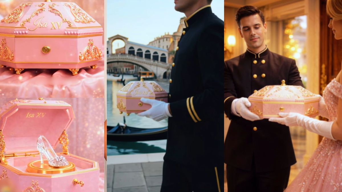 Invitación de quince años de Isabella Valdiri