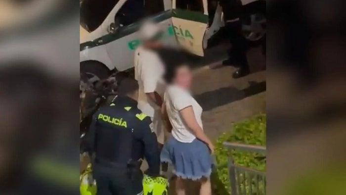 Capturan a pareja por maltrato animan en Medellín