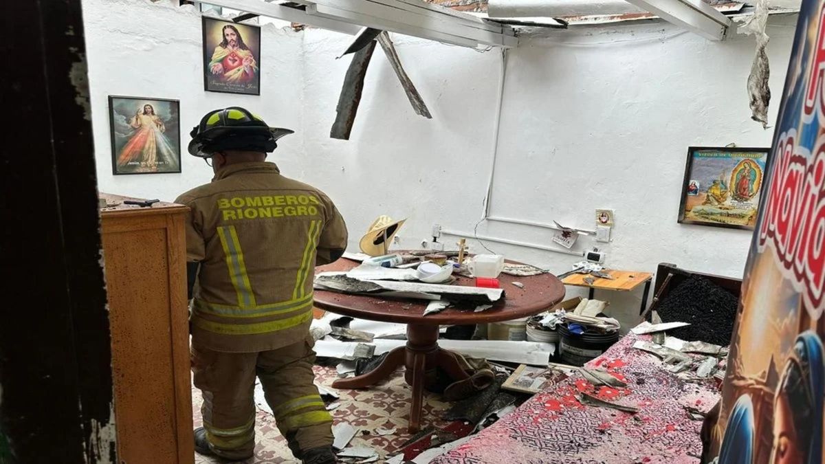 Una persona herida deja explosión por acumulación de gases en vivienda del municipio de Rionegro