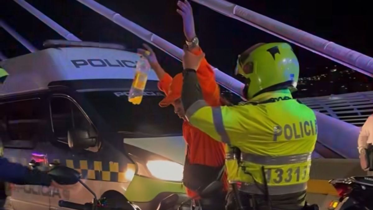 Controles policiales en Bucaramanga