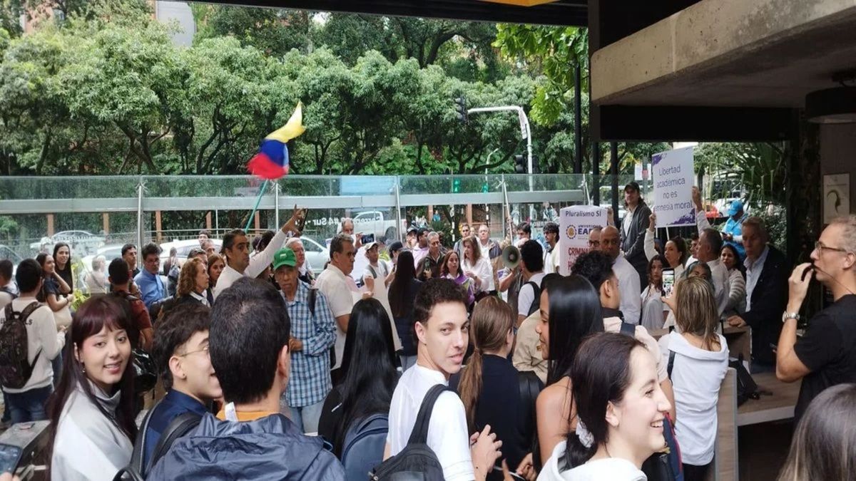 Plantón en la Universidad EAFIT