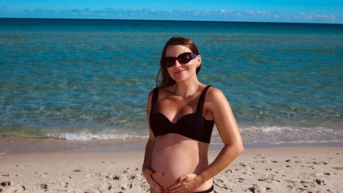 Marcela García en embarazo