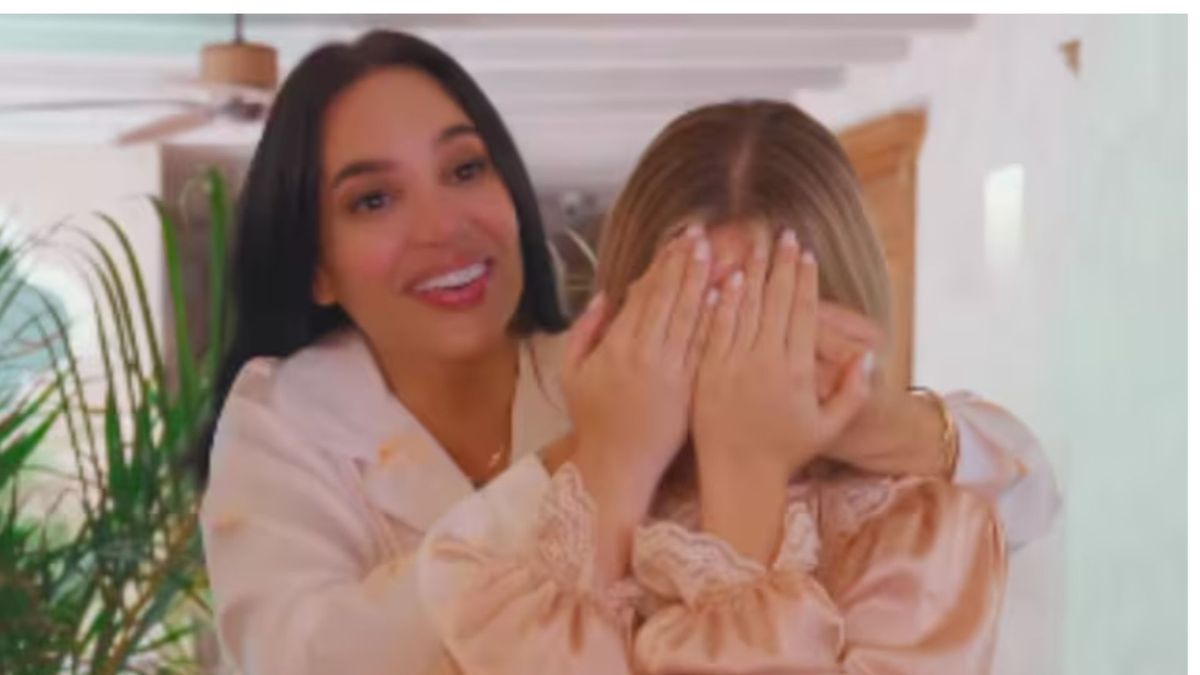 Sorpresa de La Valdiri a su hija