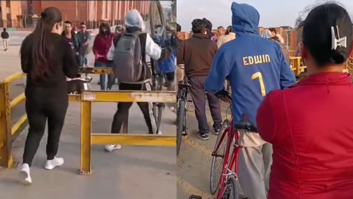 A ingenieros les faltó ingenio pusieron barreras para motos y ‘enjaularon’ a los peatones