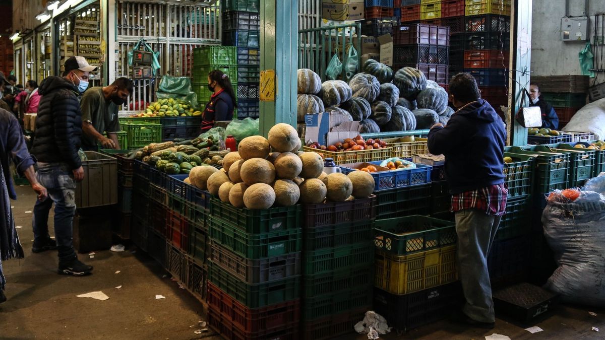 Frutas y verduras en Corabastos