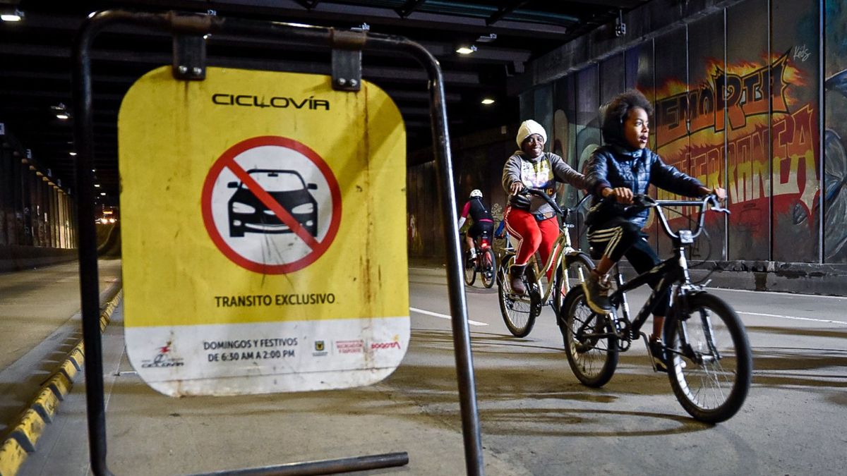 Ciclovía en Bogotá