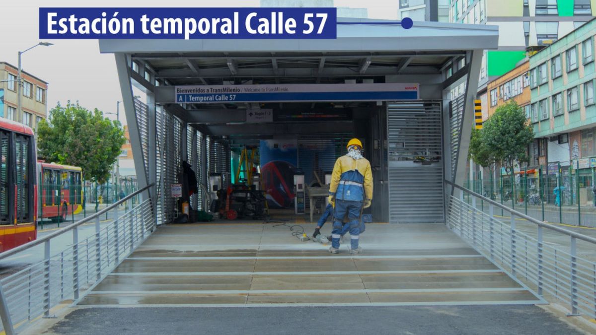 Estación temporal Calle 57