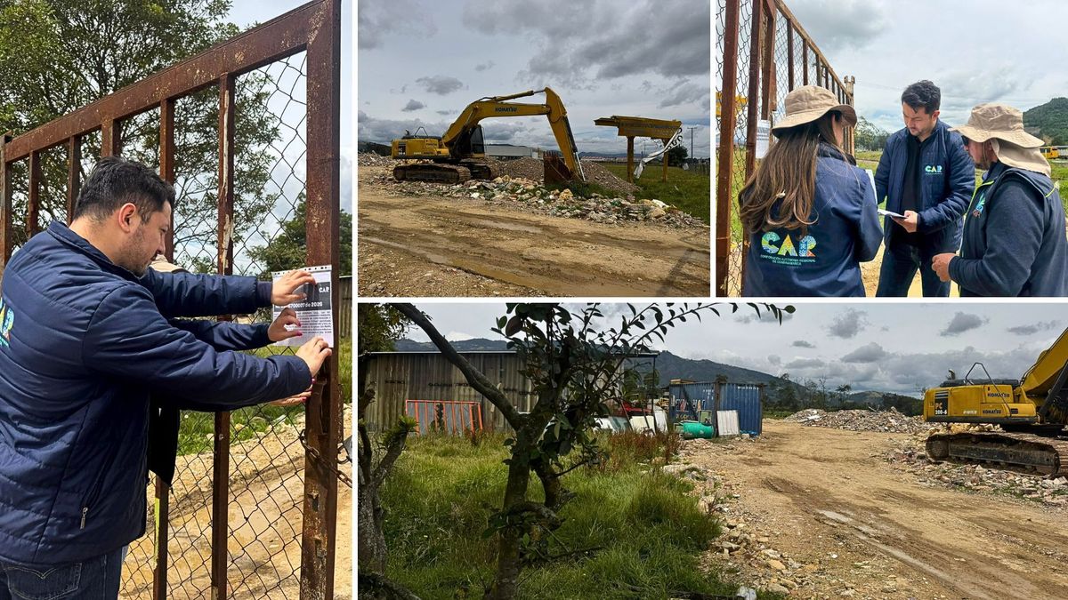 CAR encontró escombrera ilegal en Gachancipá
