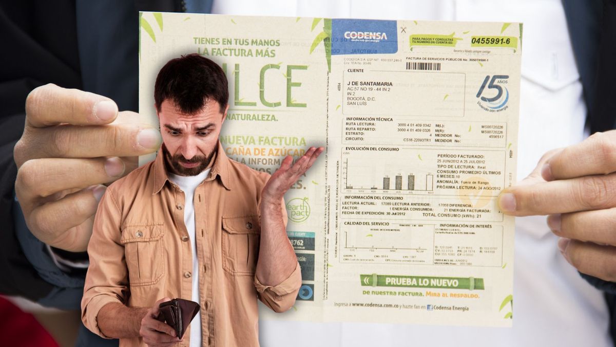 Ciudadano preocupado por el costo del recibo de energía