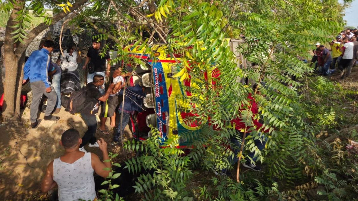 Accidente en Palmar de Varela