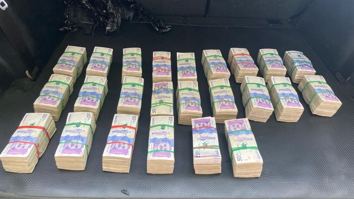 Incautación de dinero