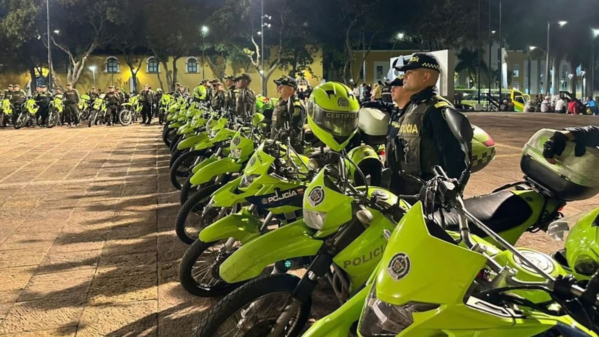 Policías de Bucaramanga