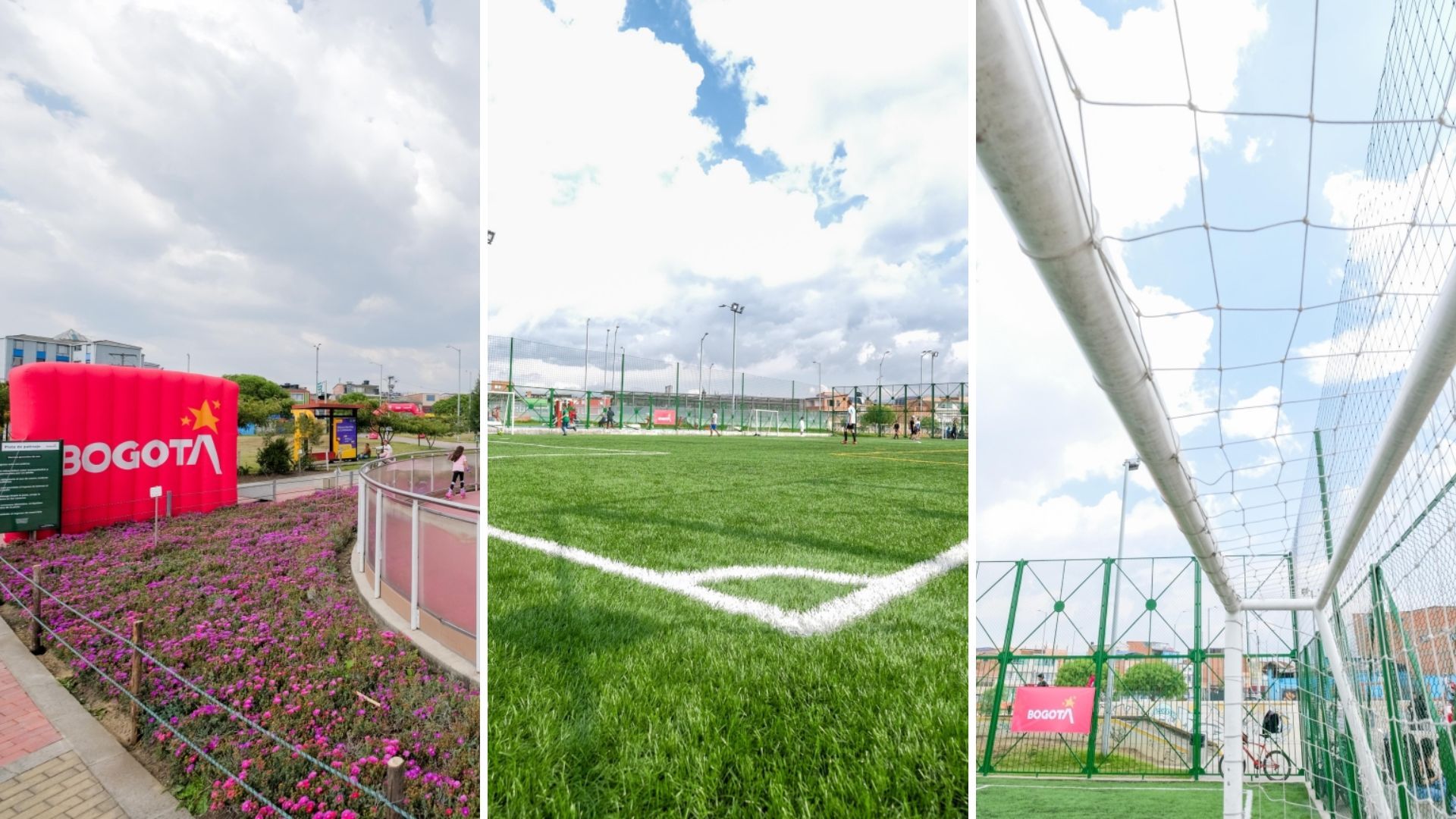 Bosa estrenó parques: quedaron listos para el deporte y parchar en familia