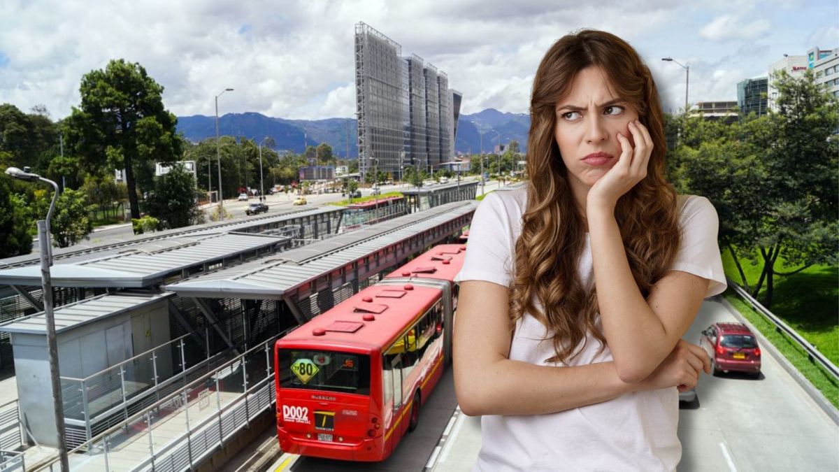 Manifestación frena TransMilenio en la Caracas: estación Jiménez no opera