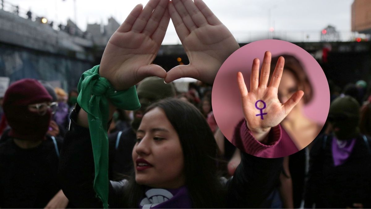 Manifestación contra la violencia contra la mujer