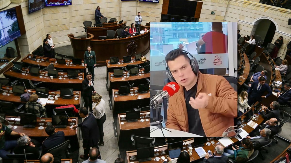 Señor Biter en el Congreso de la República