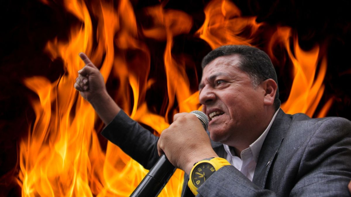 Hugo Ospina, líder de taxistas, se quema por tercera vez en las elecciones legislativas