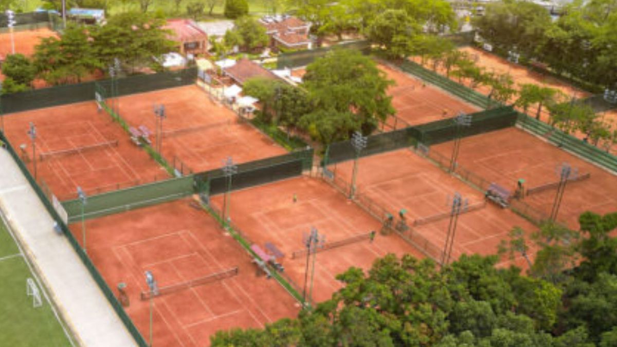 Canchas de tenis del Club Campestre de Bucaramanga