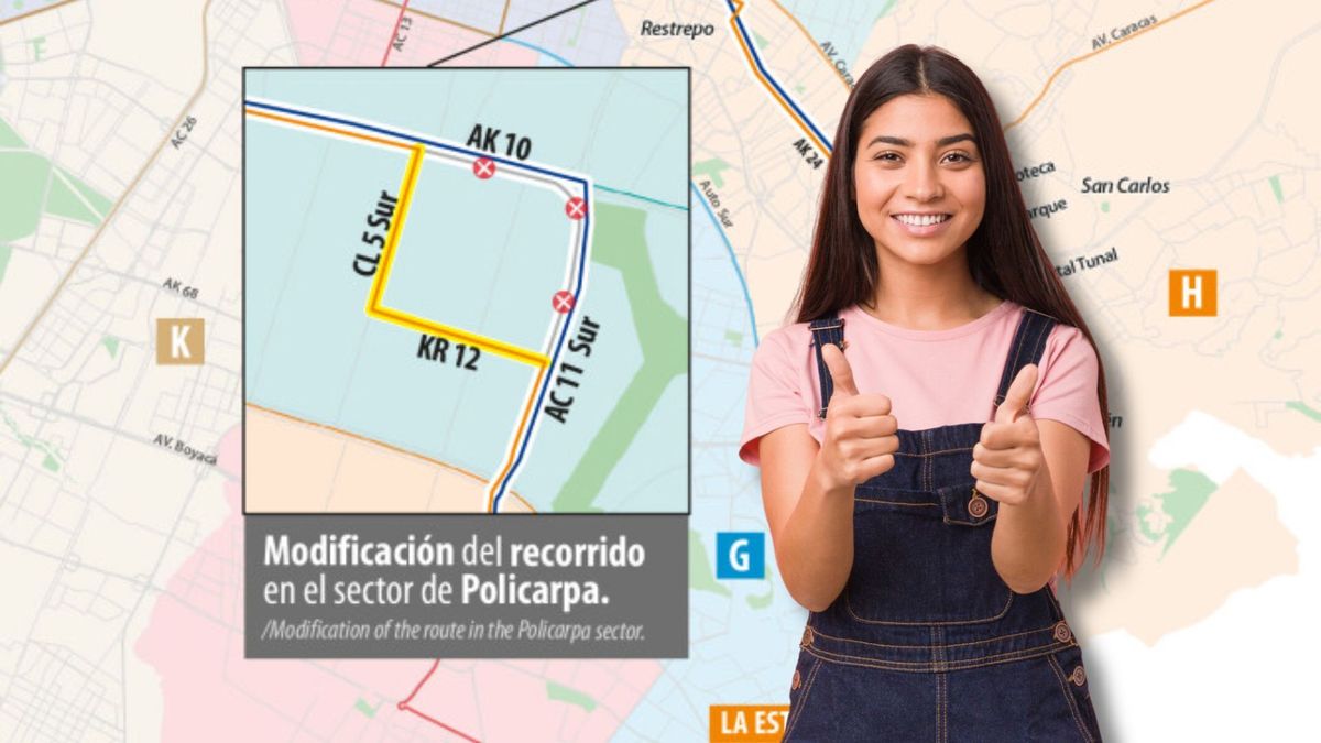 Ruta A620 – H620 cambió recorrido en Bogotá: ojo si viaja por Policarpa