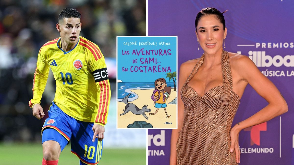 Salomé, hija de James Rodríguez y Daniela Ospina, lanzó su primer libro