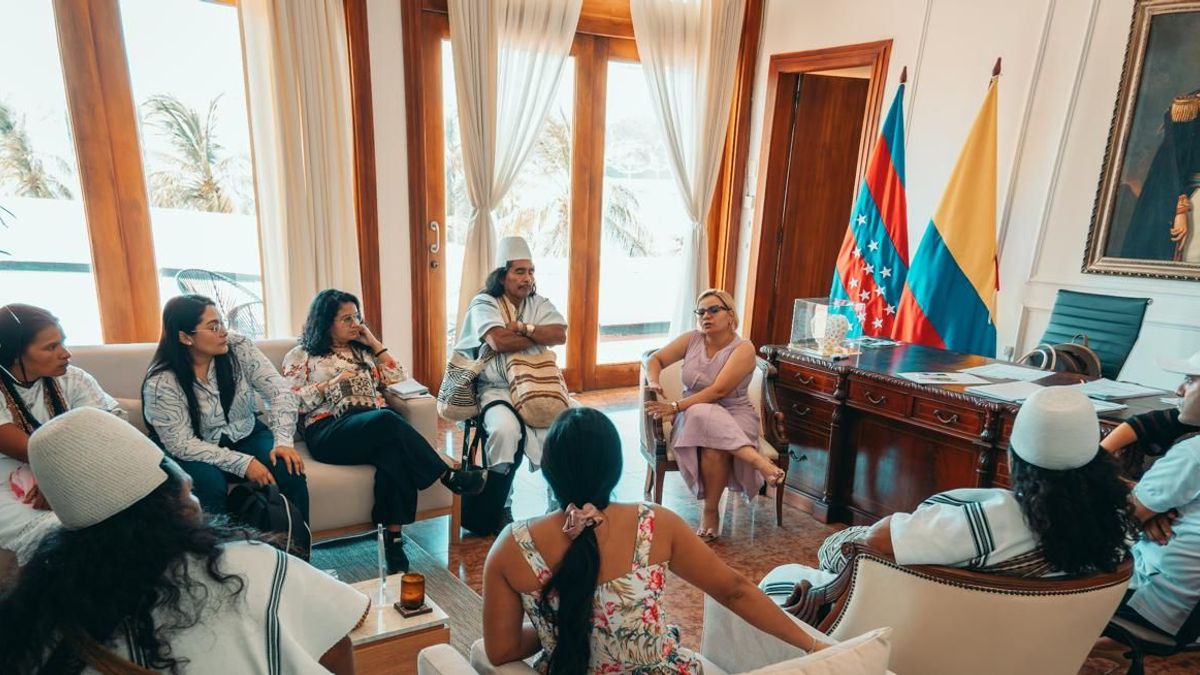 Reunión autoridades del Magdalena con líderes arhuacos