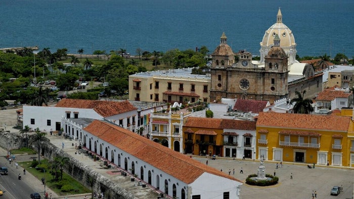 Ciudad amurallada en Cartagena de Indias