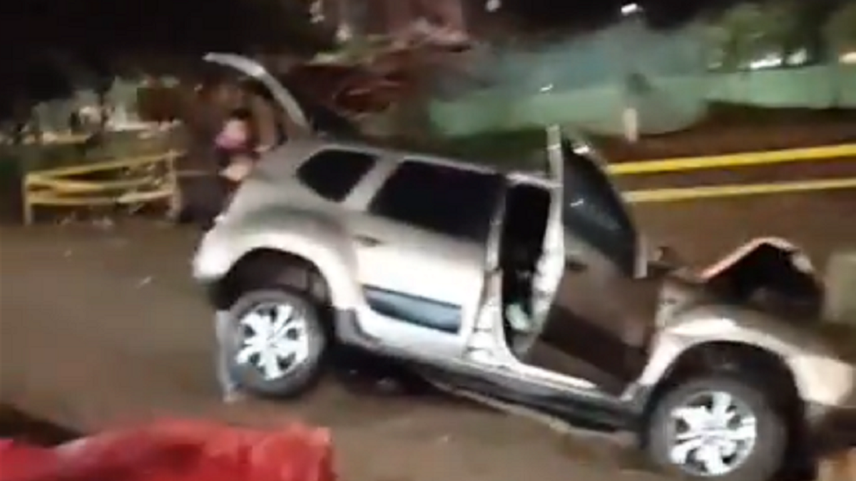 Accidente camioneta norte de Bogotá marzo 10