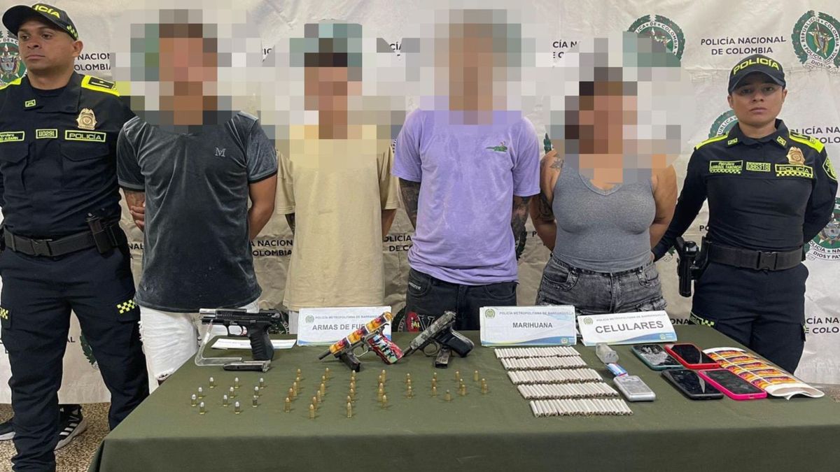 Capturados en allanamientos en Barranquilla