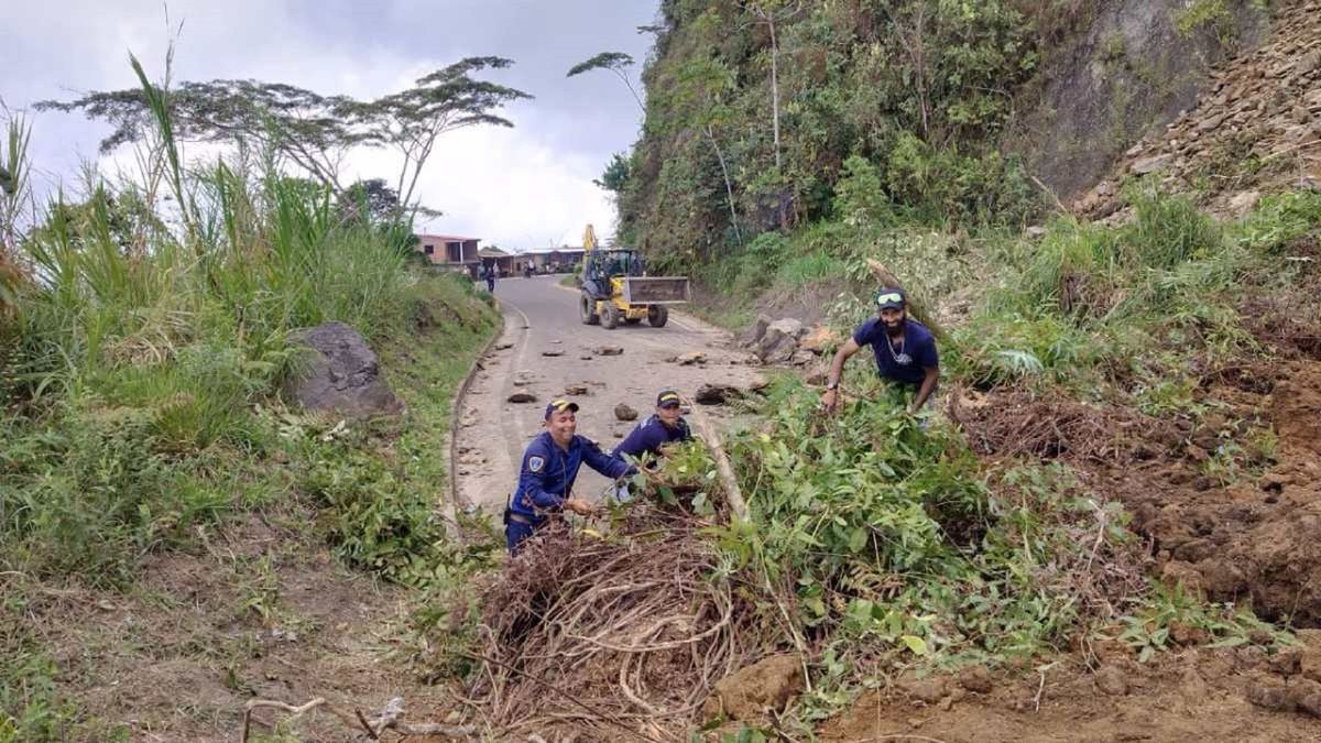 Vías del Líbano, Tolima, afectadas por invierno