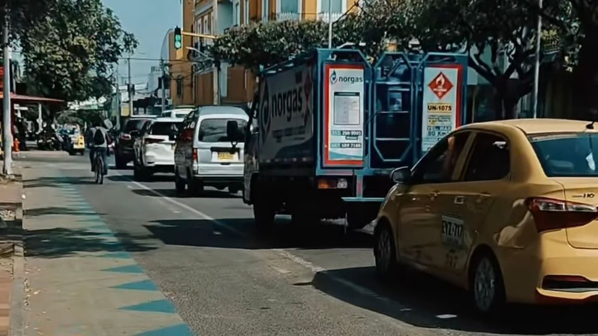 Vehículos en las vías de Cúcuta