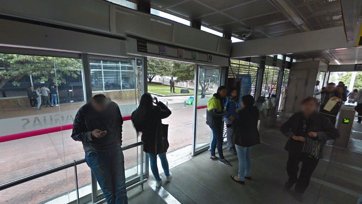 Estación Las Aguas de Transmilenio