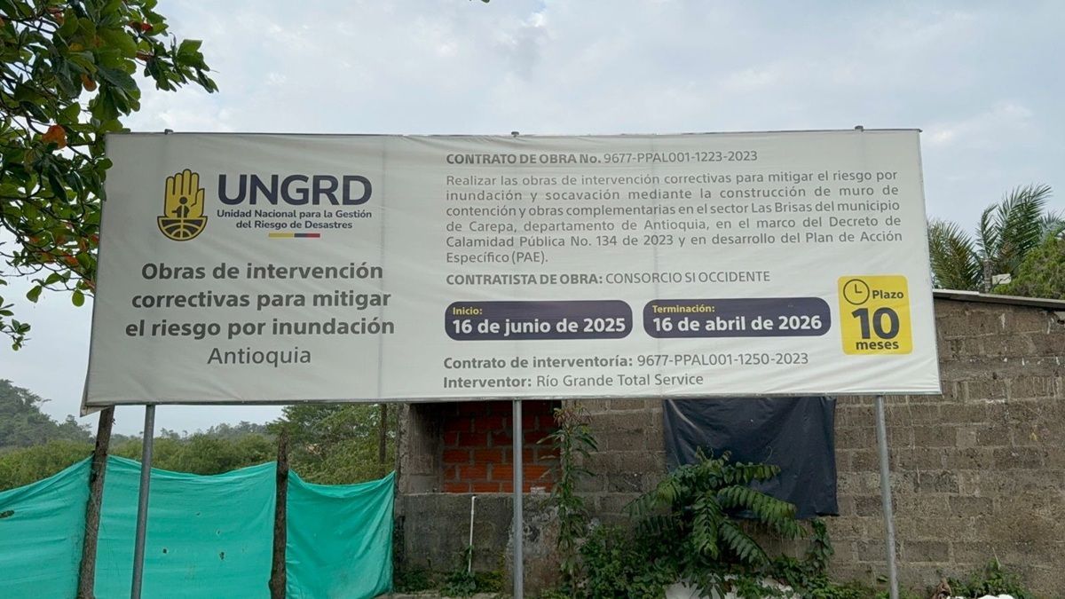 "El río se sigue llevando el barrio": angustiante en Carepa por obras de mitigación que no avanzan mientras la erosión afecta las viviendas