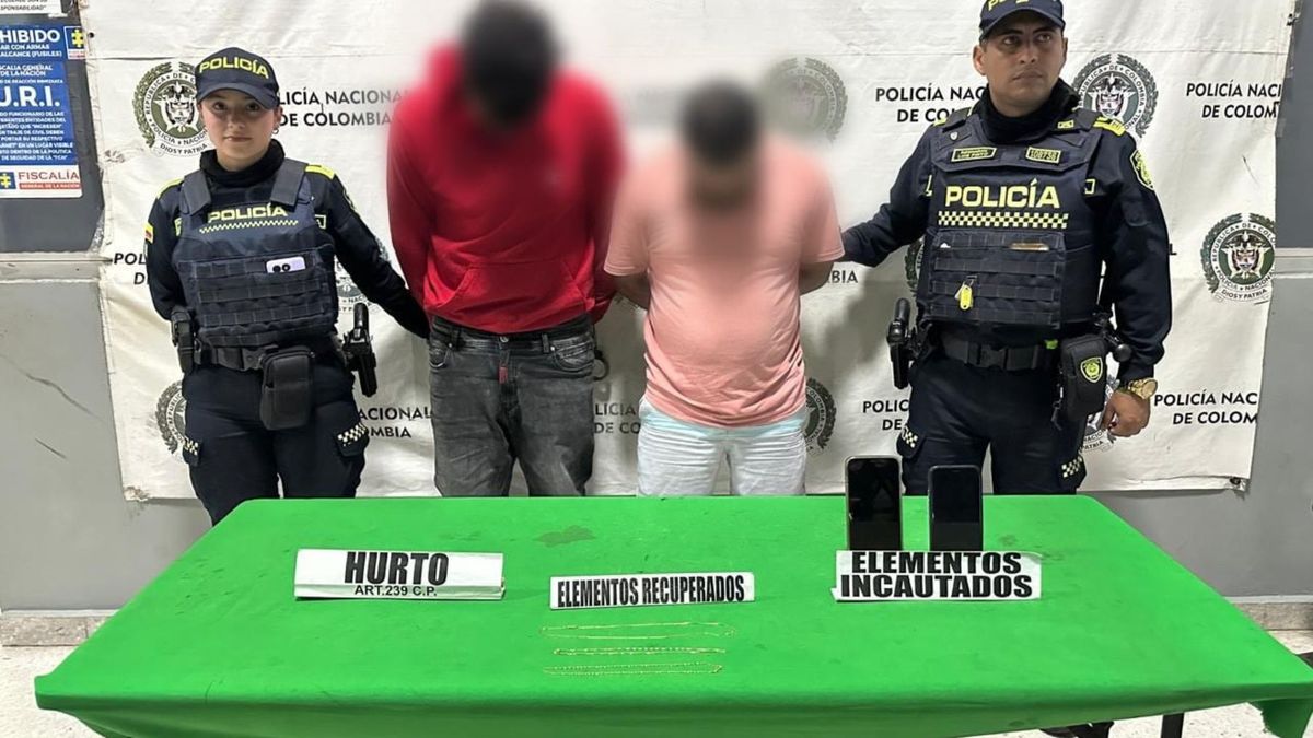 Capturados con prendas de oro