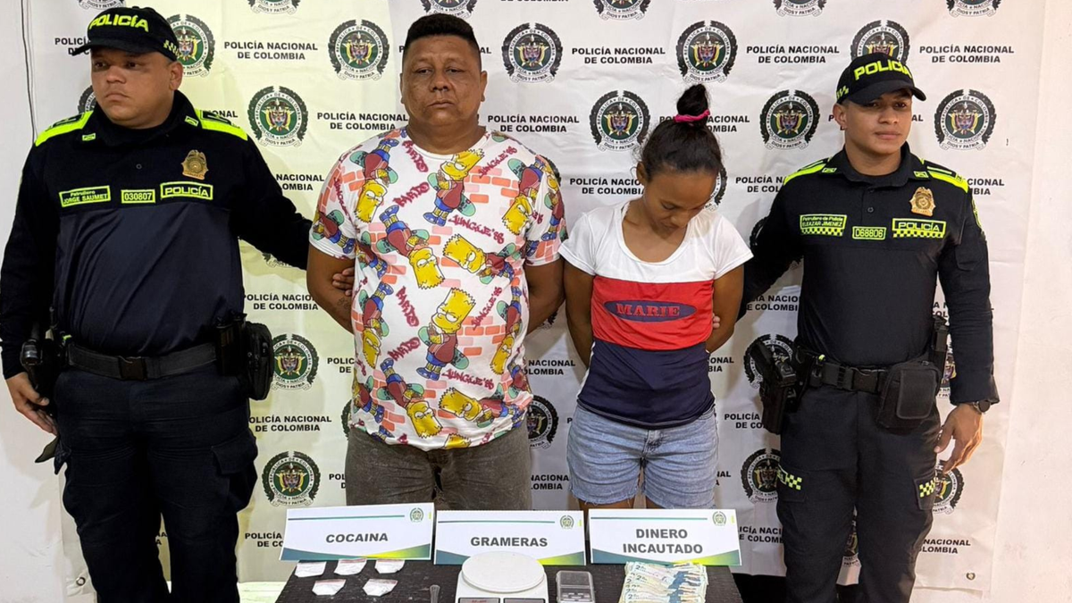 Desde su propia casa vendían droga: pareja fue capturada en Mompox
