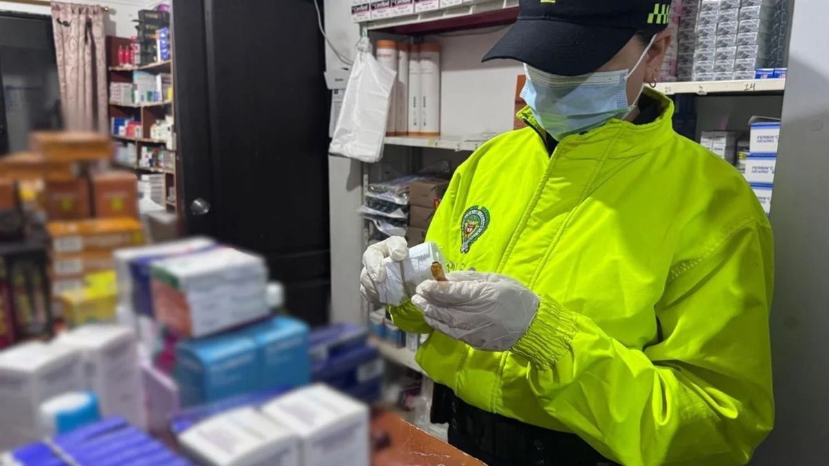 Medicamentos incautados en Cali