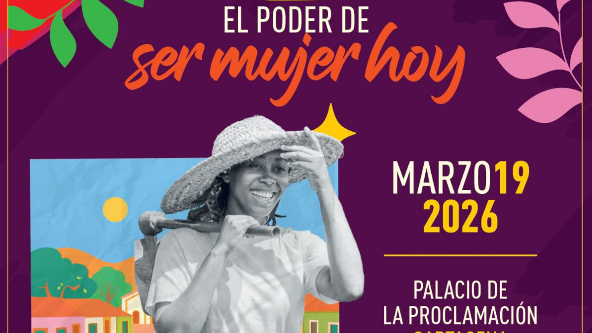Poster Foro en Cartagena: El poder de ser mujer hoy