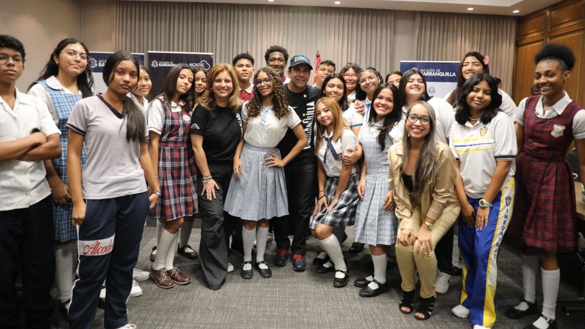 Estudiantes de colegios públicos de Barranquilla- Alcalde Char