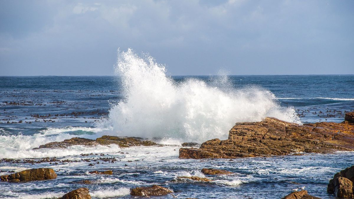 Fuerte oleaje en La Guajira
