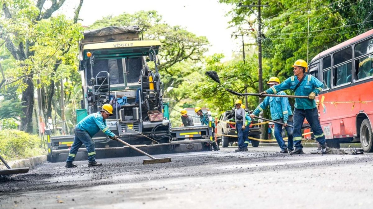 Obras en la carrera Quinta de Ibagué