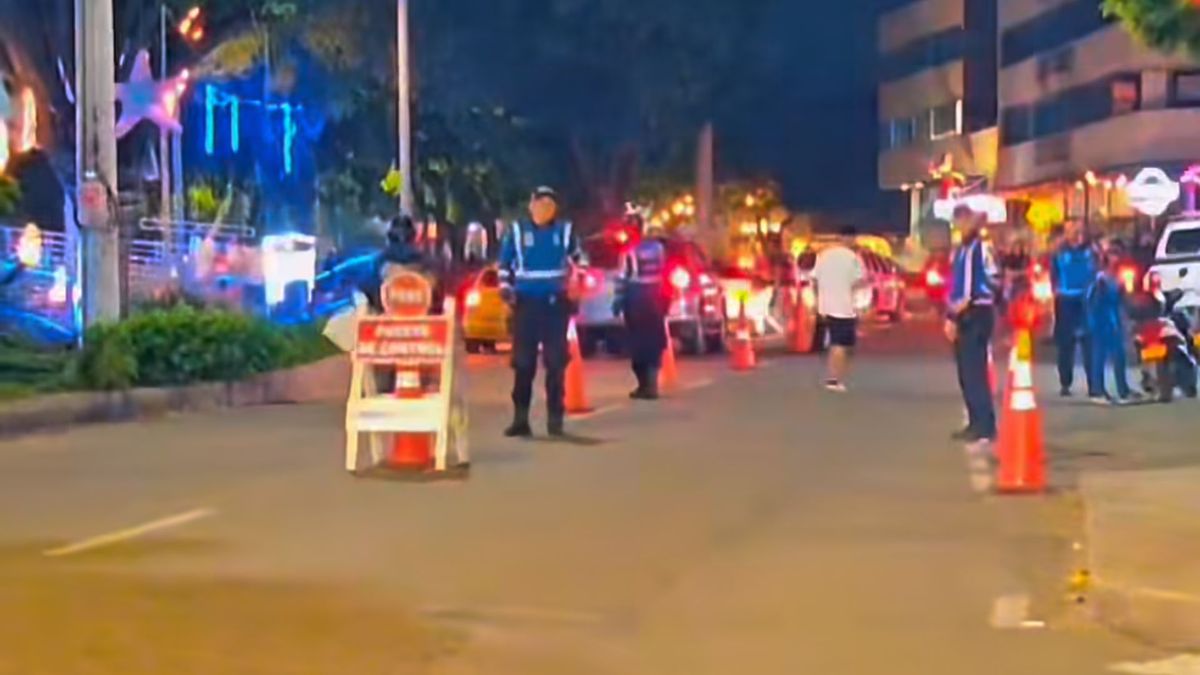 Control nocturno de tránsito en Cúcuta, NS