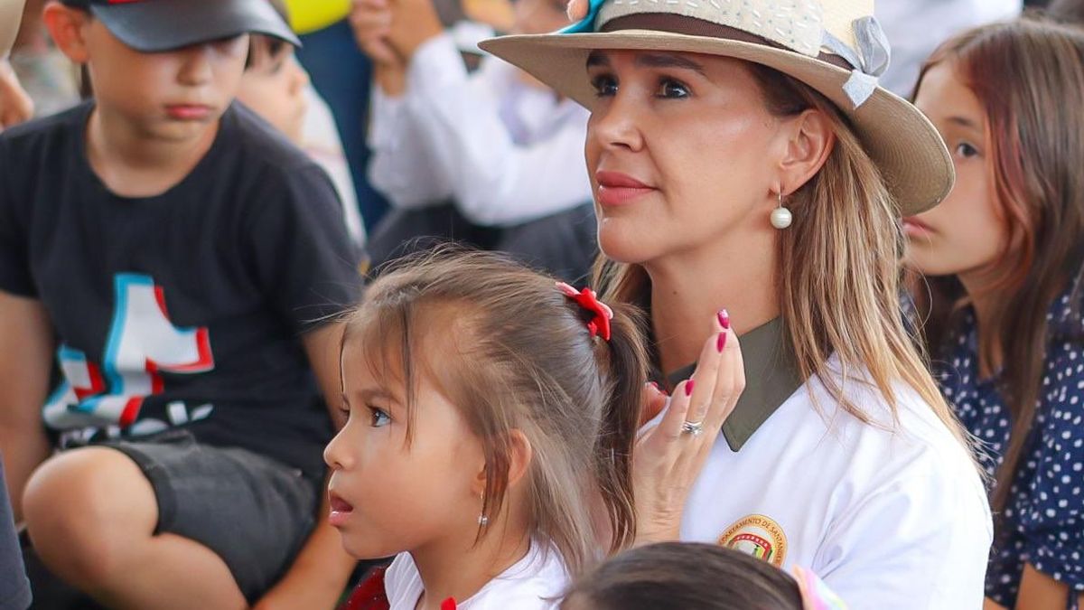 Victoria Casallas, primera dama de Santander