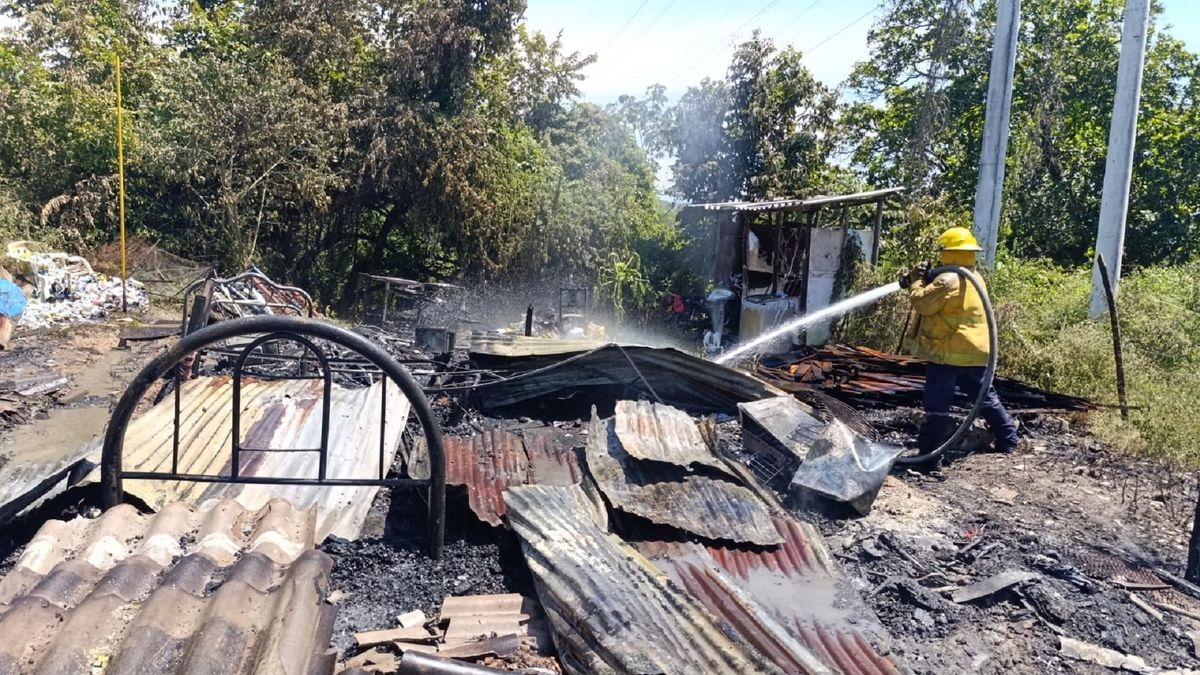 Incendio vivienda nieto