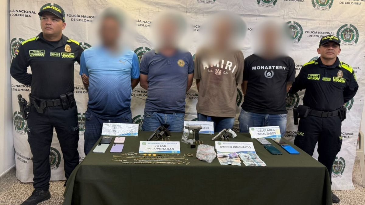 Capturados en Barranquilla