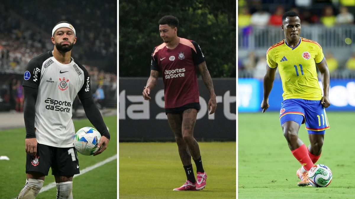 Memphis Depay, Jesse Lingard y Jhon Arias