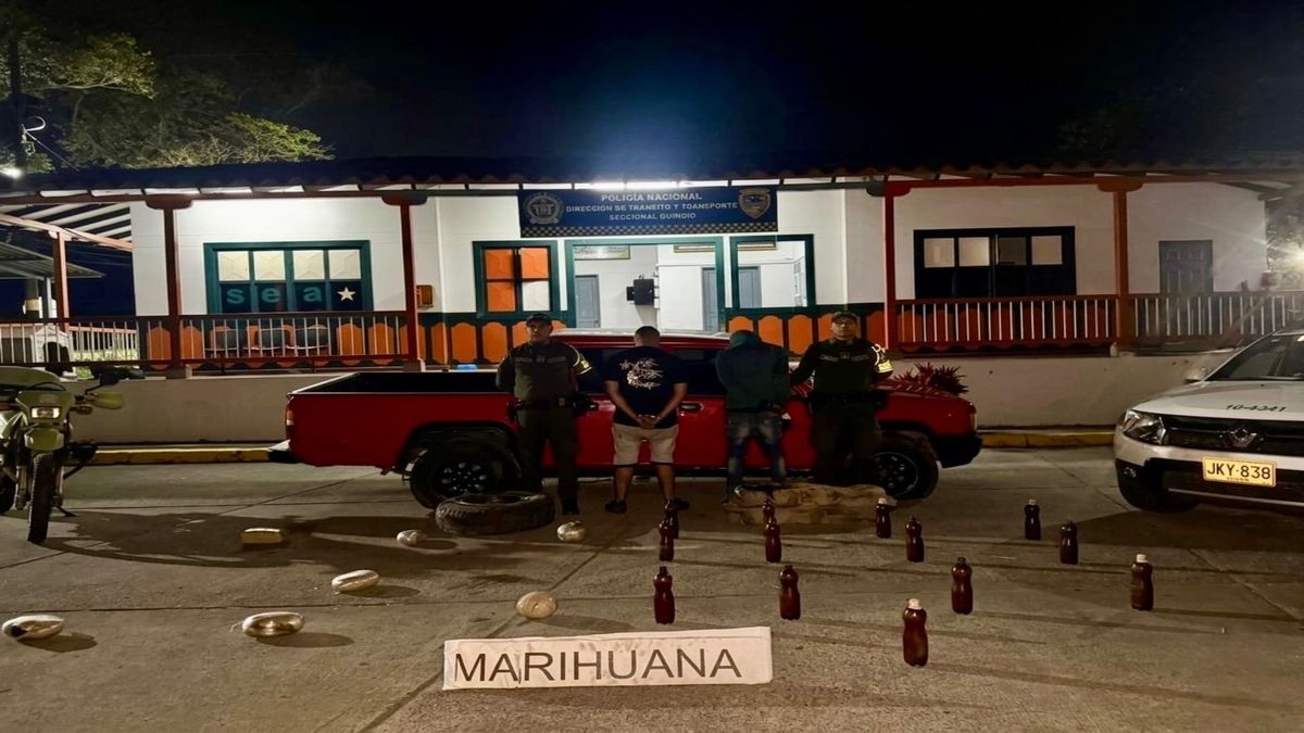 La droga ilícita venía oculta en una camioneta que iba para Bogotá