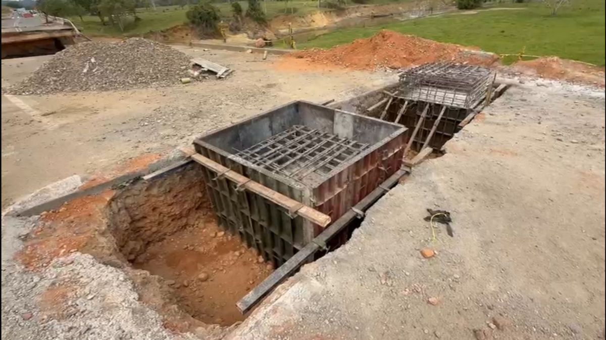 Cimentación del Puente San Juan