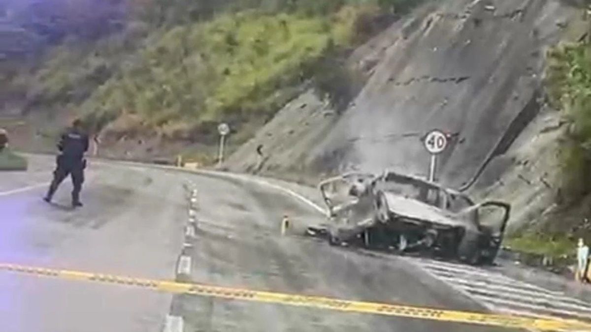 Siniestro vial en la vía Cúcuta - Pamplona