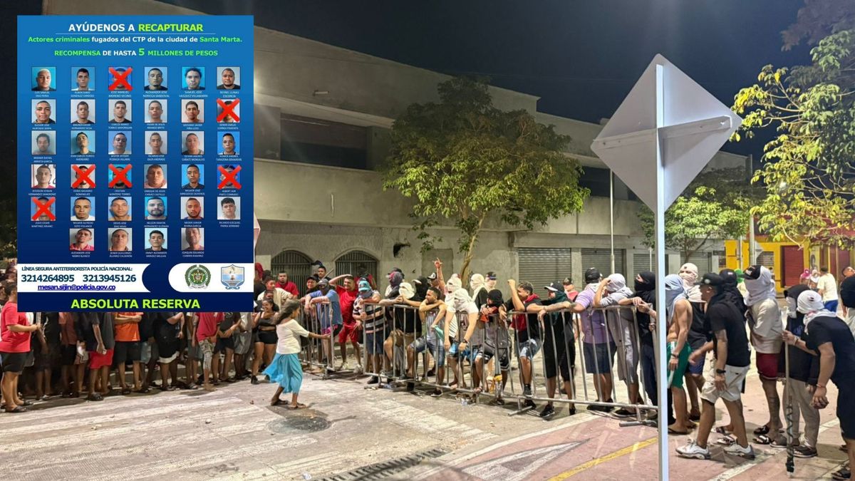 FUGA DE PRESOS DE SANTA MARTA