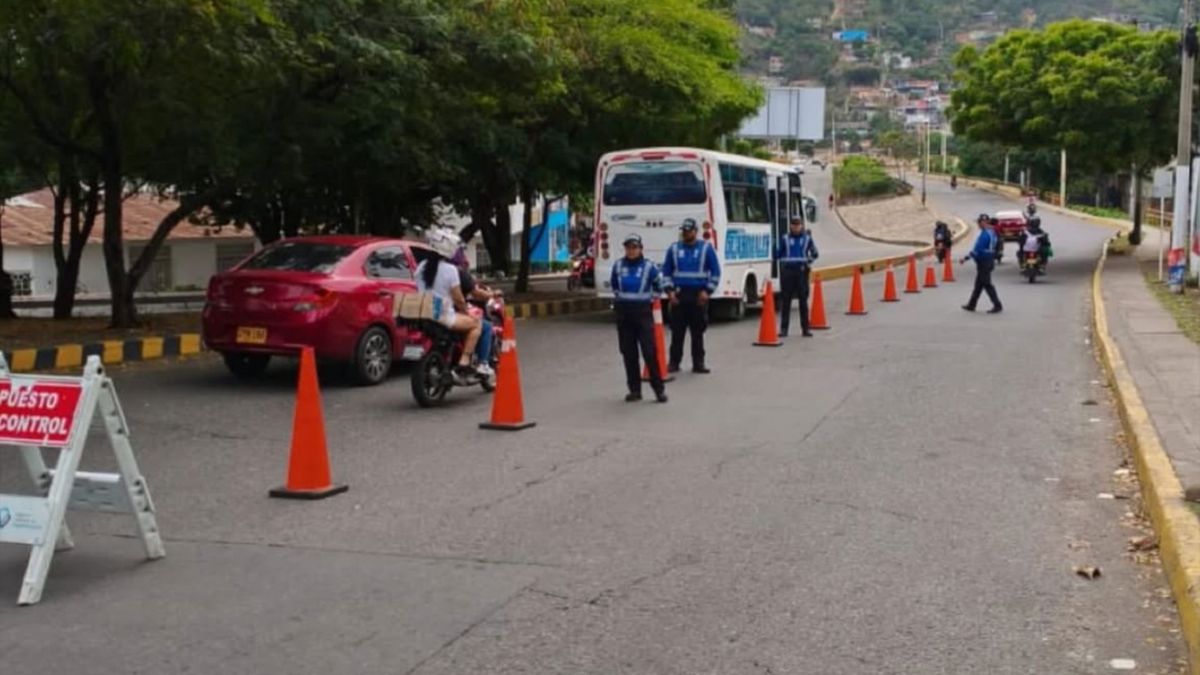 Control de tránsito en vías de Cúcuta