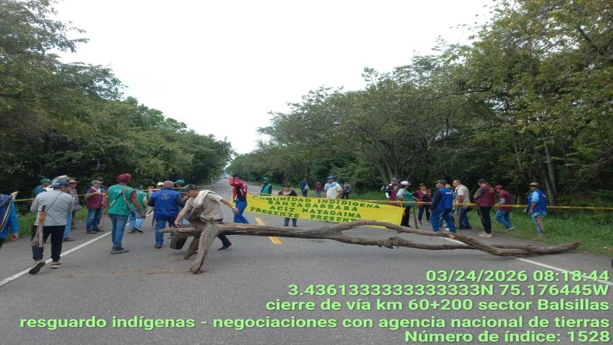 Protesta de la comunidad indígena Santa Barbara | Cierra Vial | Vía Nacional | Marzo 2026